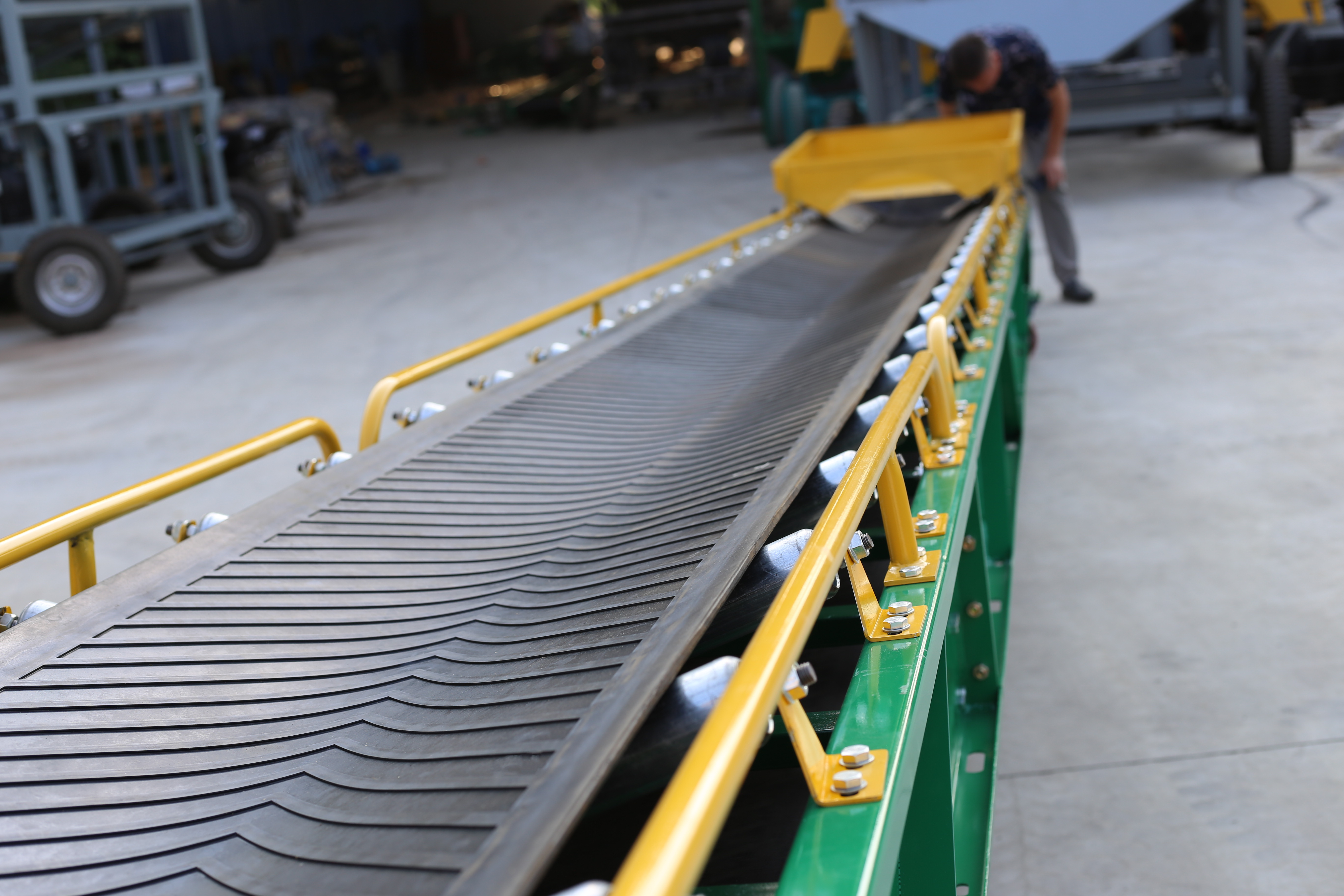 皮带输送机细节图片